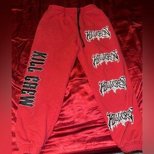 Kill Crew Women’s Red Cuff Leg Sweatpants